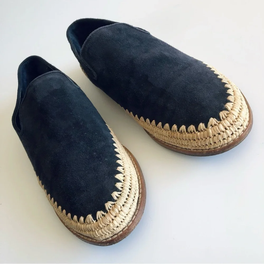 Vince Jalen Espadrille Suede Loafers